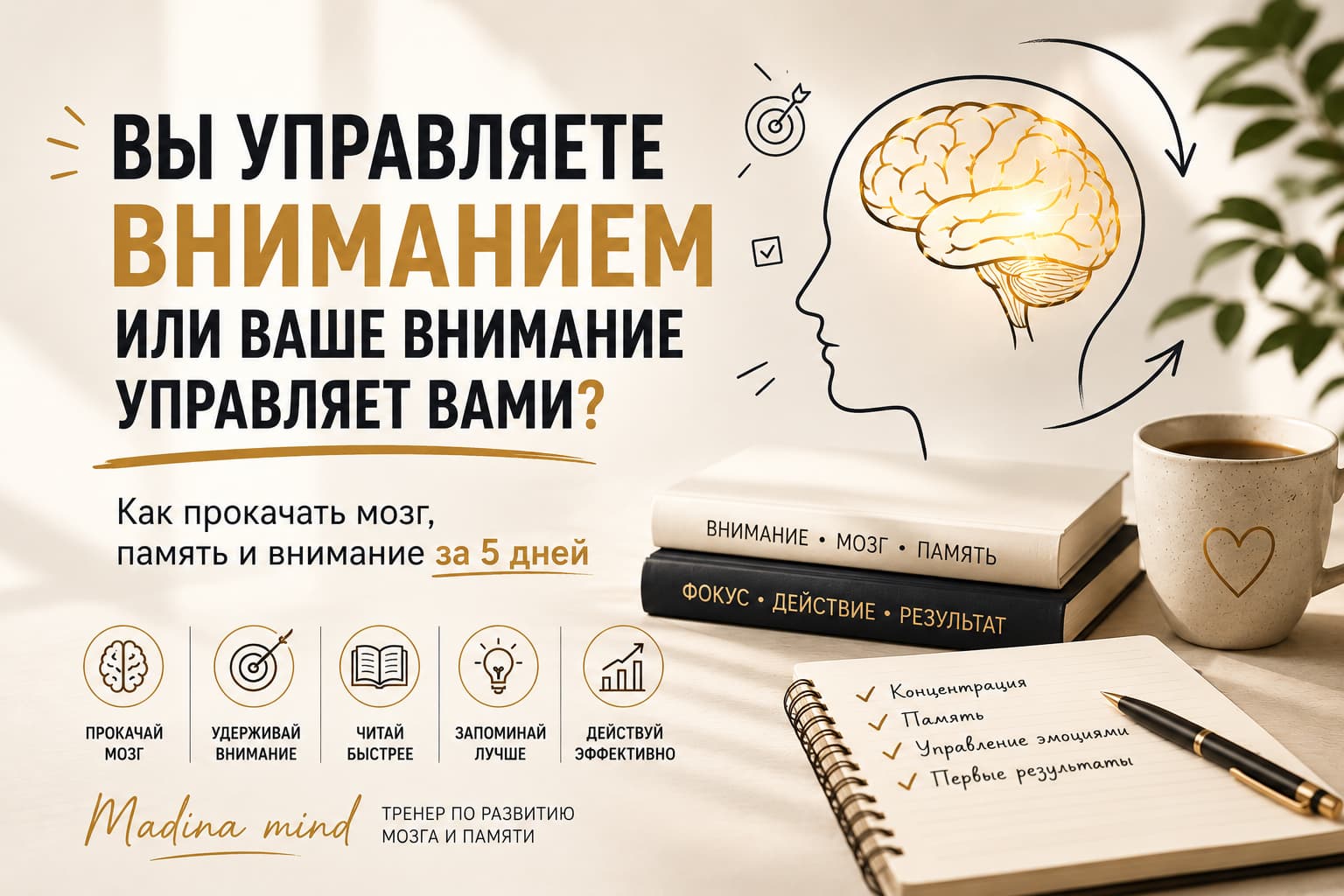 Вы управляете вниманием — или ваше внимание управляет вами?
